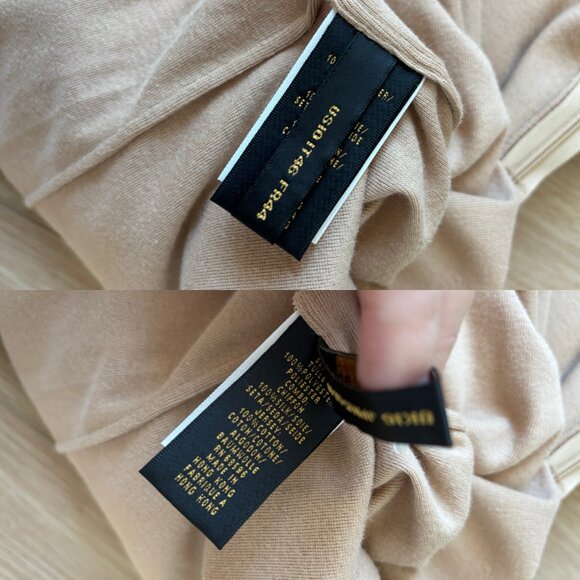 Donna Karan Vintage Beige Strapless Embellished Dress - Picture 5 of 6